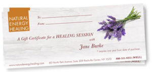Gift Certificate - 50 Minute Healing Session